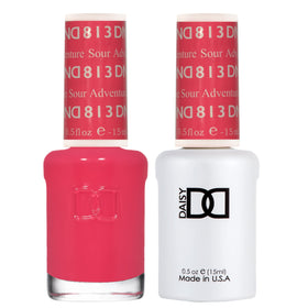 DAISY DND Gel Polish Set Pink Collection front view with bottles