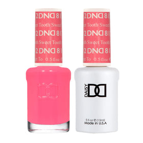 DAISY DND Gel Polish Set Pink Collection front view with Sweet Tooth colour