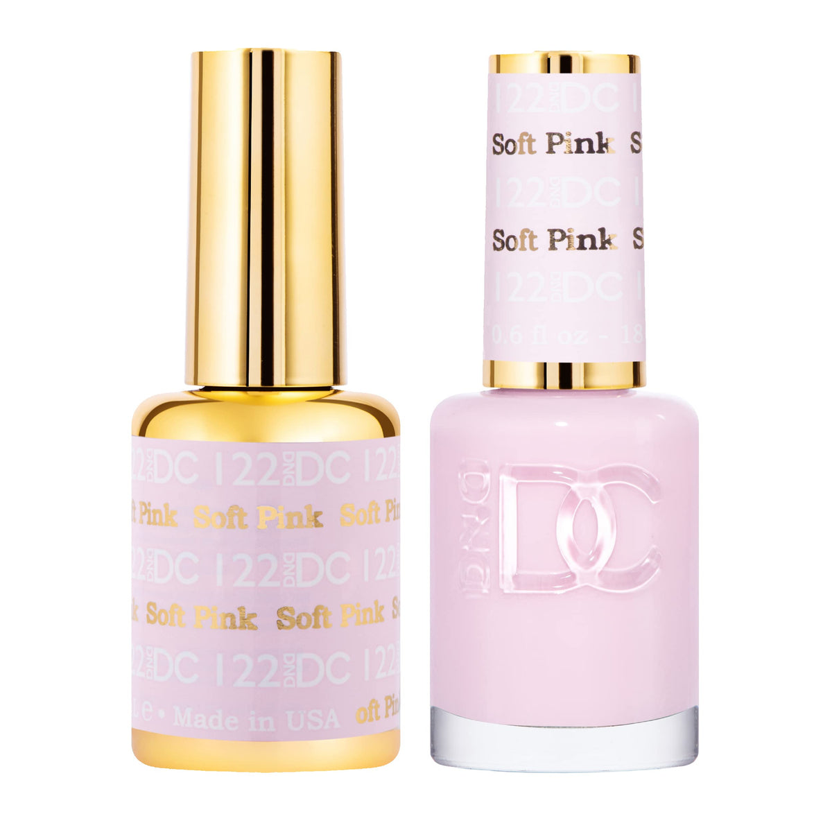 DAISY DND Gel Polish Set Pink Collection front view with two bottles