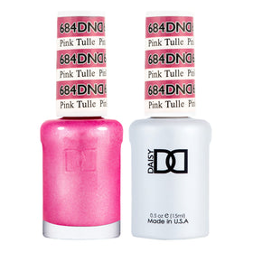 DAISY DND Gel Polish Set Pink Tulle #684 front view