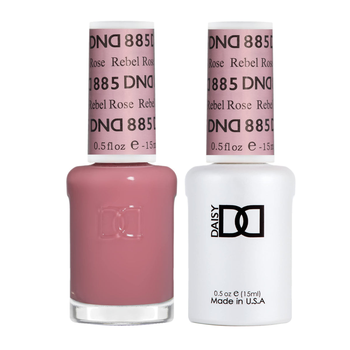 DAISY DND Gel Polish Set Rebel Rose #885 front view