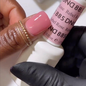 DAISY DND Gel Polish Set Rebel Rose #885 on display