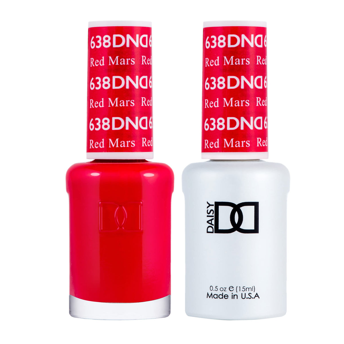 DAISY DND Gel Polish Set Red Mars #638 front view