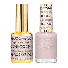 DAISY DND Gel Polish Set Sheer Sugar 2443 front view