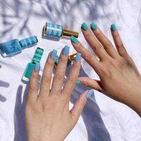 DAISY DND Gel Polish set showing UV/LED gel polish and air dry lacquer