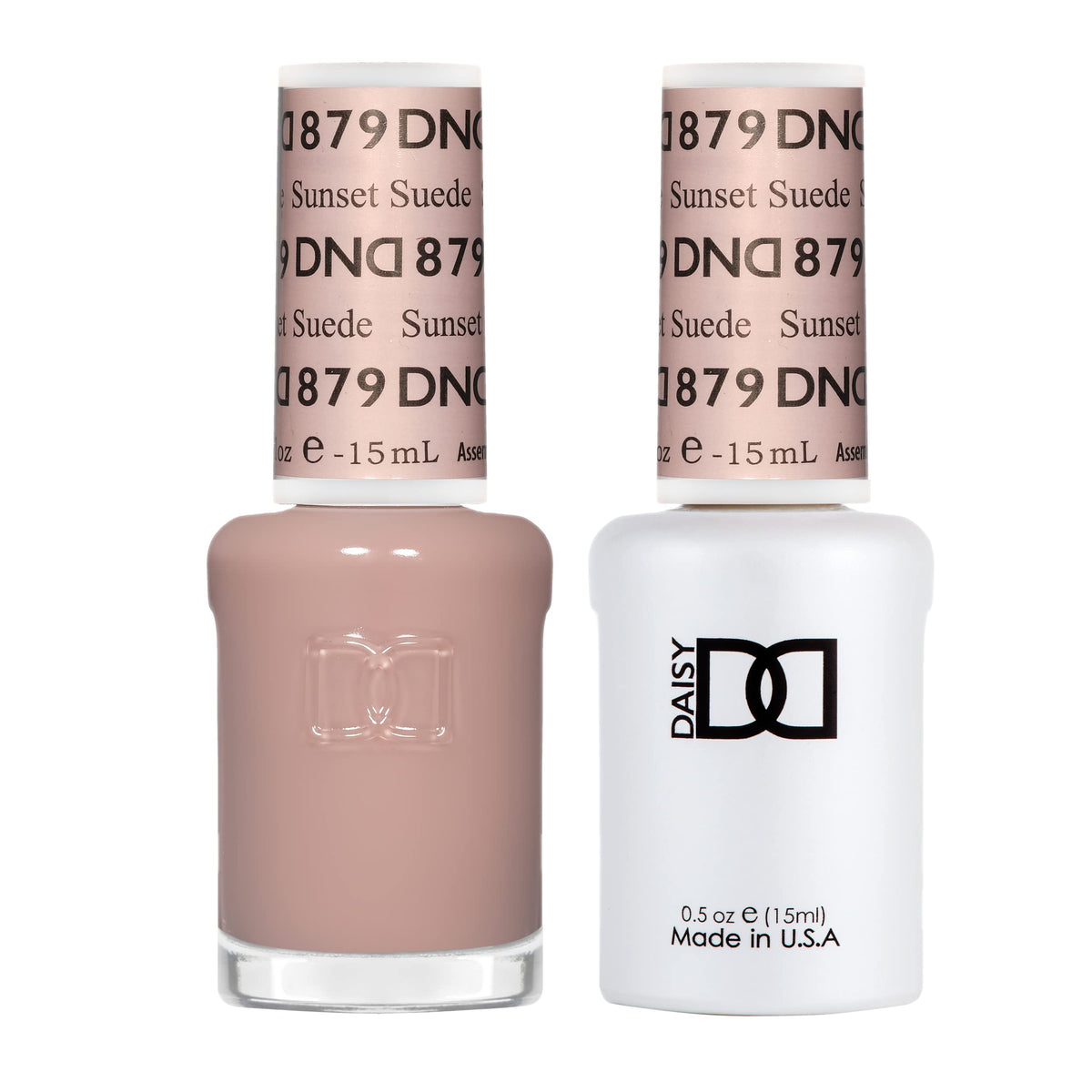 DAISY DND Gel Polish Set Sunset Suede #879 front view
