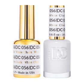 DAISY DND Gel Polish Set White Chalk #056 front view