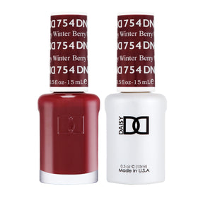 DAISY DND Gel Polish Set Winter Berry #754 front view