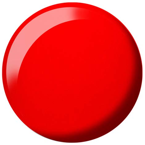 DAISY DND Red Nail Polish 15ml matching lacquer bottle