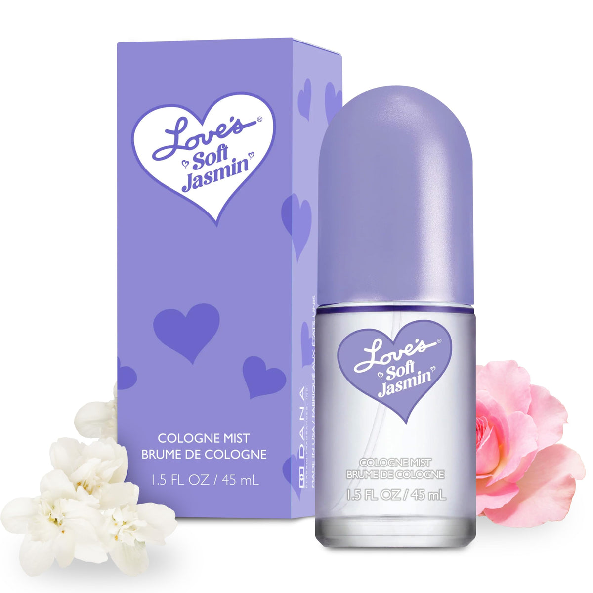 Dana Love's Soft Jasmin Cologne Mist 1.5oz front view