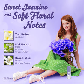 Dana Love's Soft Jasmin Cologne Mist 1.5oz packaging
