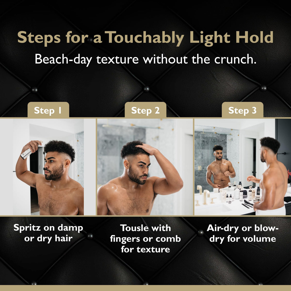 DandyMen Sea Salt Spray in recyclable packaging