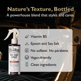 DandyMen Sea Salt Spray with Epsom salt and sea salt ingredients