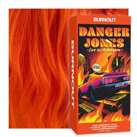 Danger Jones Semi-Permanent Hair Color Burnout - Orange front view