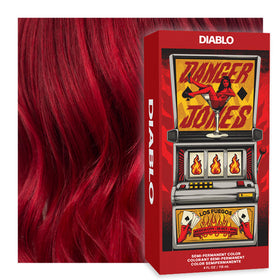 Danger Jones Semi-Permanent Hair Color Diablo - Red 150g front view