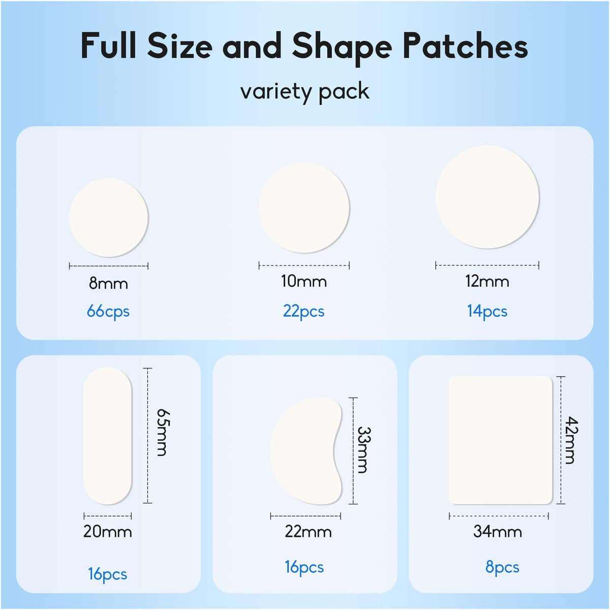 Daolyo Large Acne Pimple Patches round patches close-up