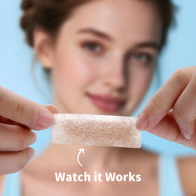 Daolyo pimple patches in a bathroom setting for skincare routine
