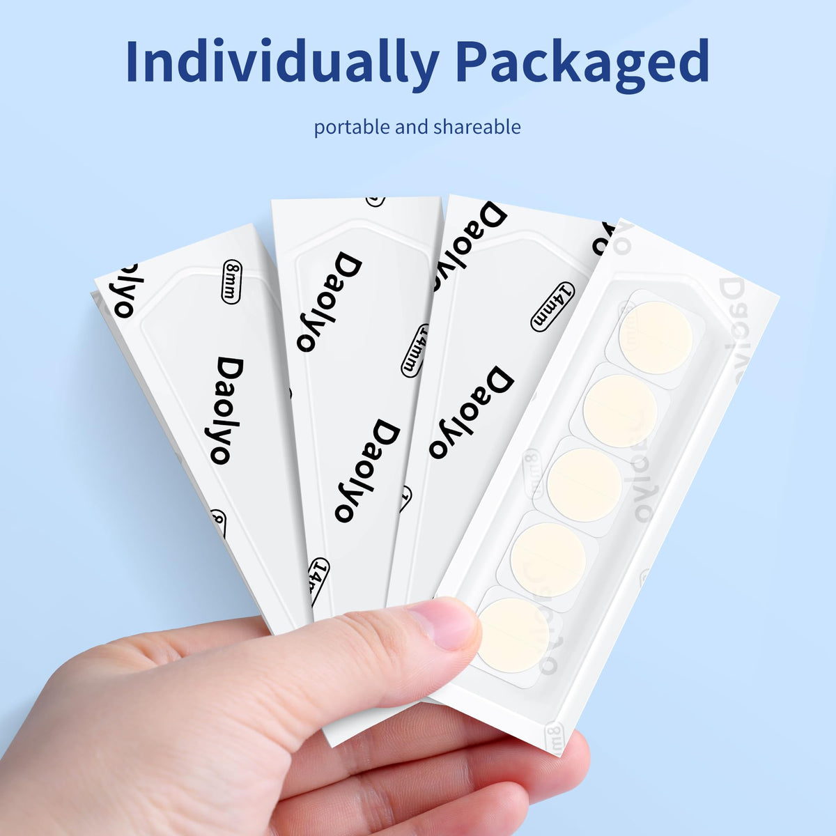 Daolyo Pimple Patches in eco-friendly packaging
