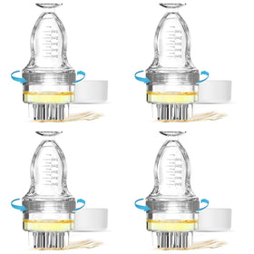 DAPENG Minoxidil Applicator front view with transparent body