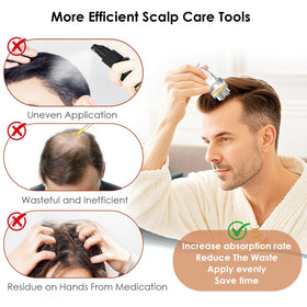 DAPENG Minoxidil Applicator in a travel bag for portability