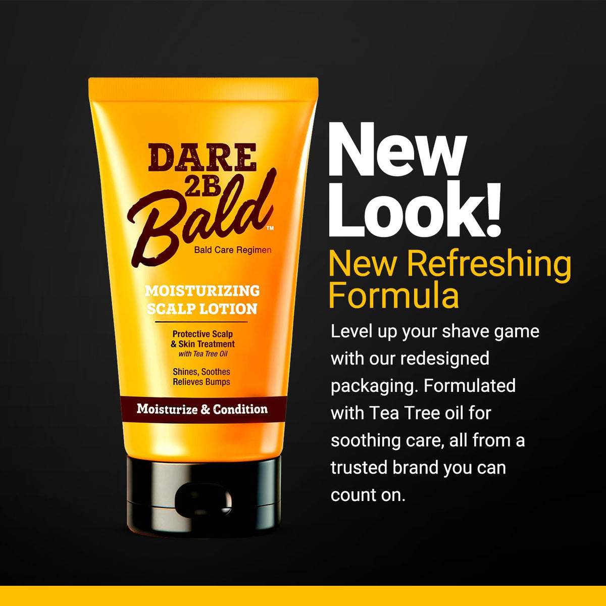 Dare 2B Bald High Time Scalp Moisturizing Lotion back label