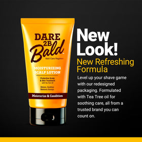 Dare 2B Bald High Time Scalp Moisturizing Lotion back label