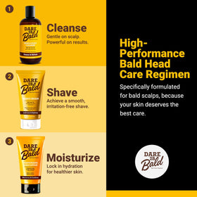DARE TO BE BALD High Time Head & Scalp Cleanser 8 fl oz lifestyle scene