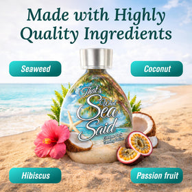 DARK TANS EXCLUSIVE tanning lotion applied to skin