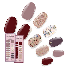 Dashing Diva Fall Florals Collection Alpine Retreat nail strips front view