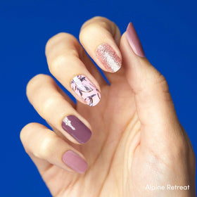 Dashing Diva Fall Florals Collection Wildflower nail strips front view