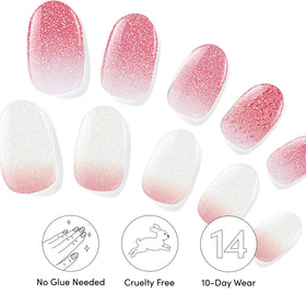 Dashing Diva gel strips displayed with accent and base colours
