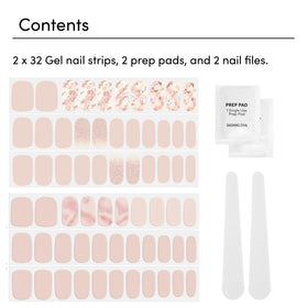 Dashing Diva gel strips in packaging showcasing included accessories