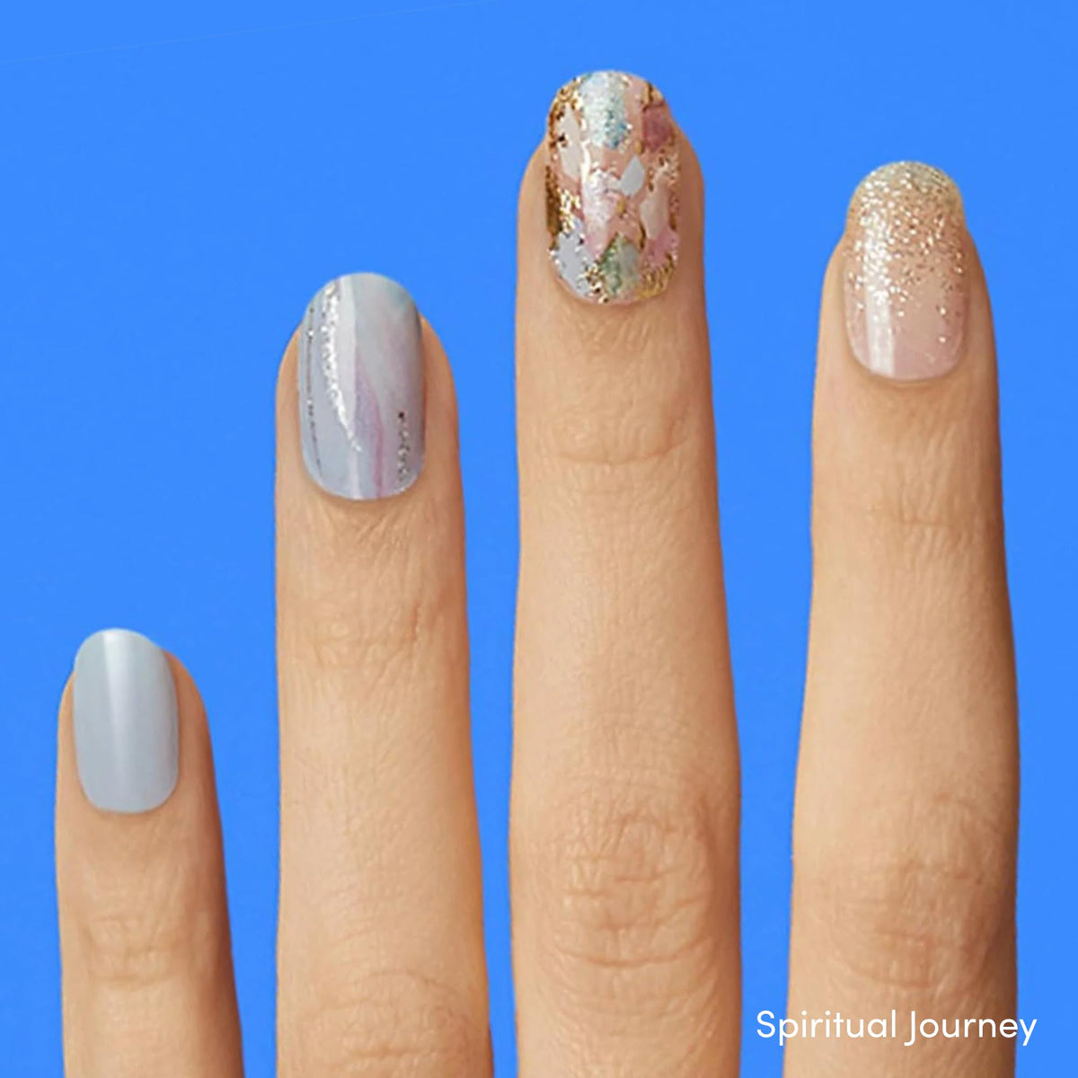 Dashing Diva Gloss Nail Strips Bundle - Desert Quartz set front view
