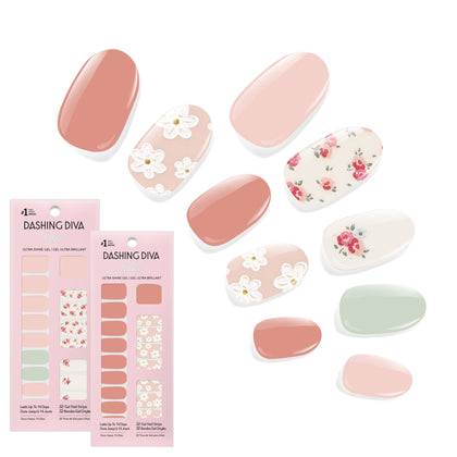 Dashing Diva Gloss Nail Strips Bundle front view showcasing So Very Victorian and Heavens Gate sets