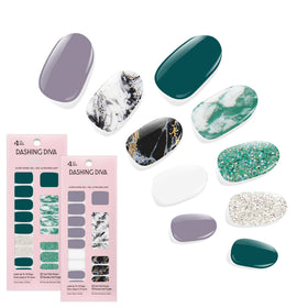 Dashing Diva Gloss Nail Strips Bundle - Natural Wonder set front view