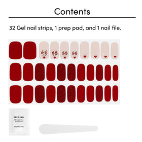 Dashing Diva Gloss Nail Strips Deer Diary close-up of gel nail strips
