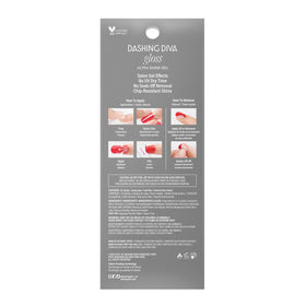 Dashing Diva Gloss Nail Strips Deer Diary nail file and prep pad included