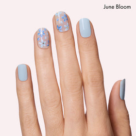 Dashing Diva June Bloom nail strip set close-up