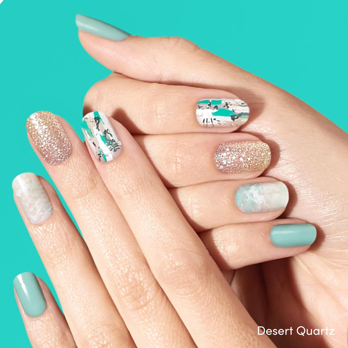 Dashing Diva nail strips application process with prep pad