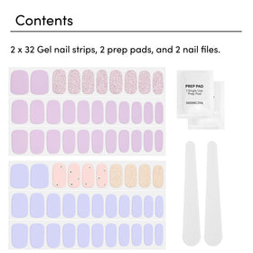 Dashing Diva nail strips application process with prep pad