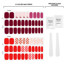 Dashing Diva nail strips in packaging with vibrant colours