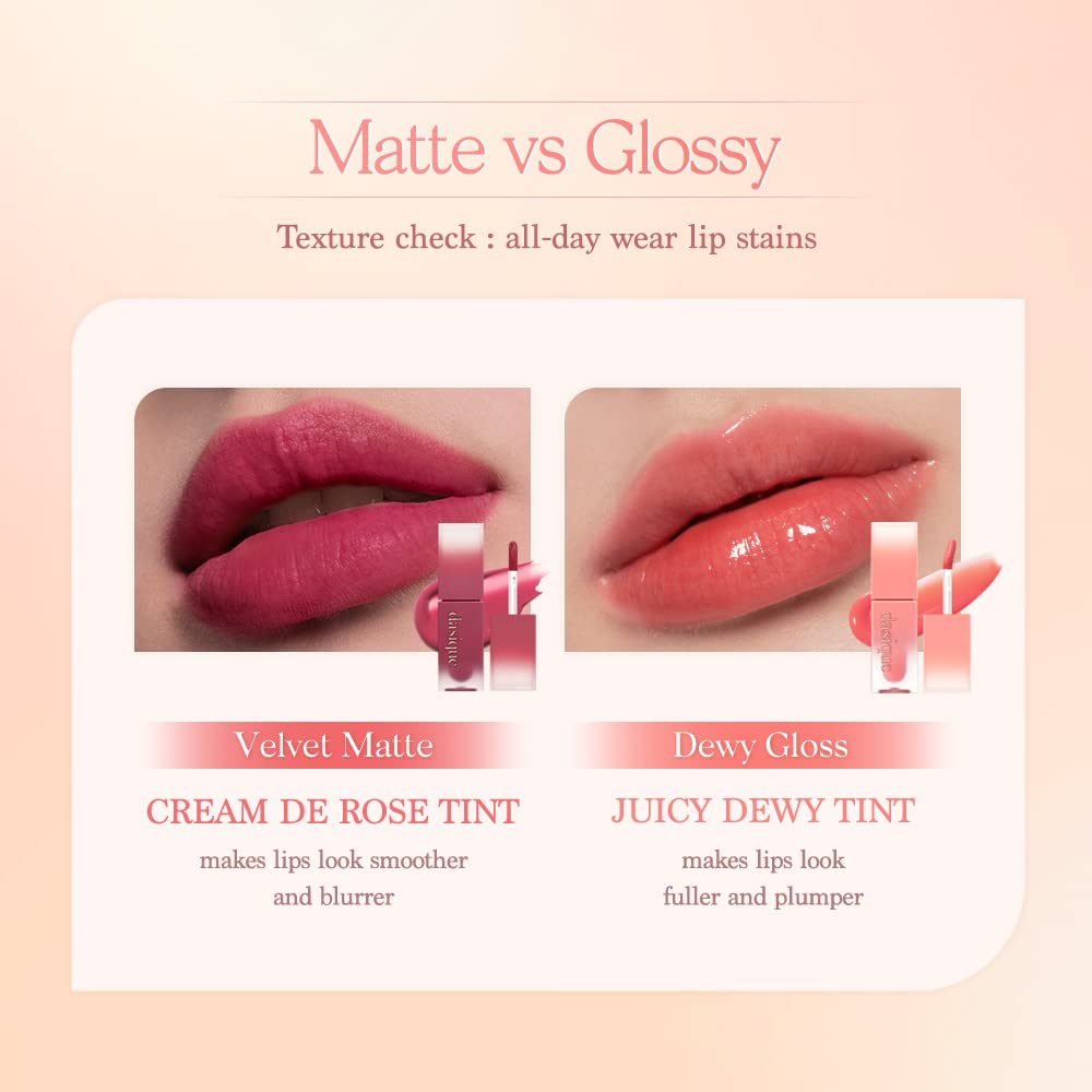 dasique Cream De Rose Tint #06 Ruby Jam with makeup brushes