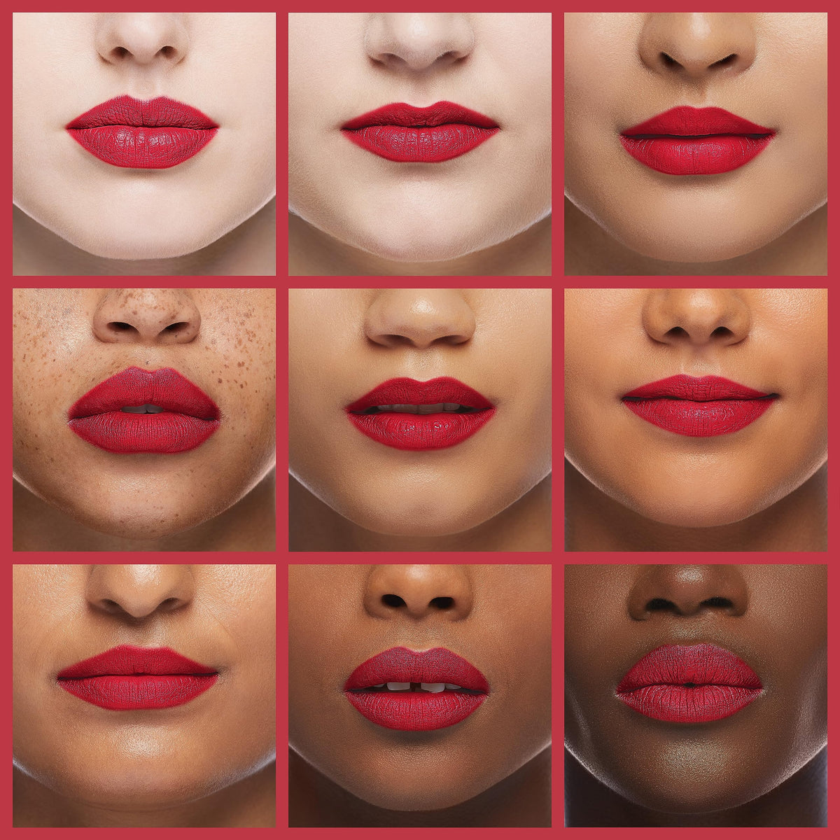 dasique Cream De Rose Tint Fuchsia applied on lips