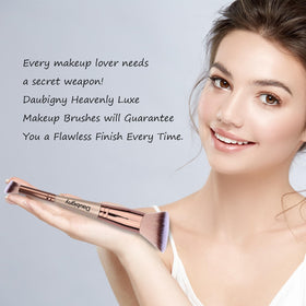 Daubigny brush with makeup products for context