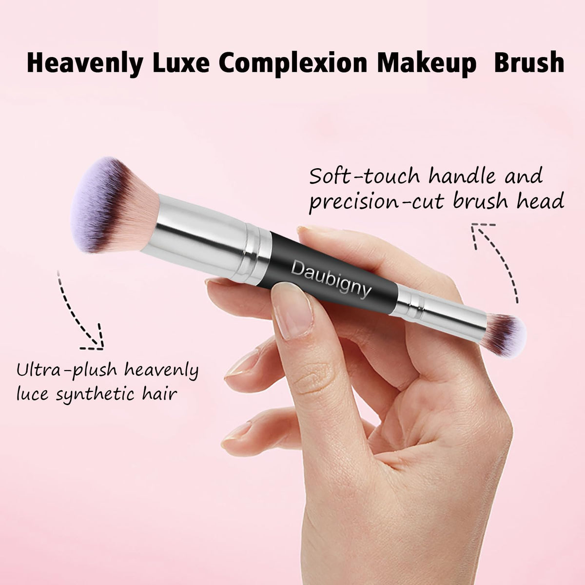 Daubigny Dual-ended Brush showing both ends for versatile application