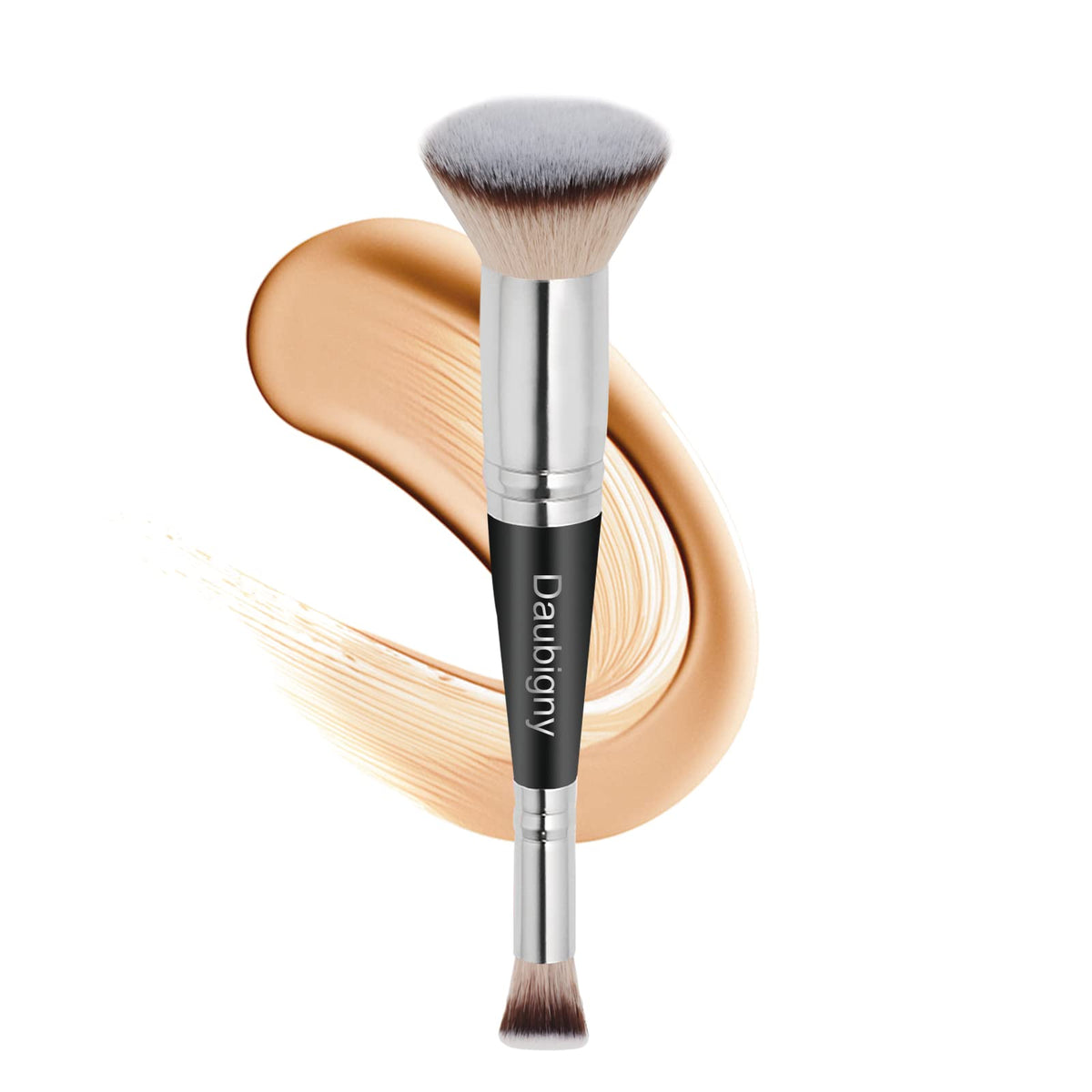 Daubigny Dual-ended Pro Foundation Brush front view