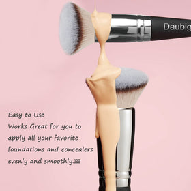 Daubigny Dual-ended Pro Foundation Brush with packaging