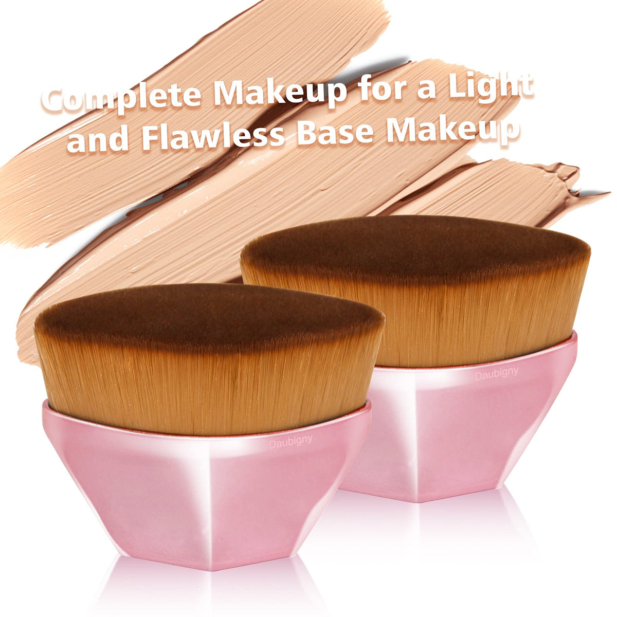 Daubigny Foundation Brush packaging with petal design
