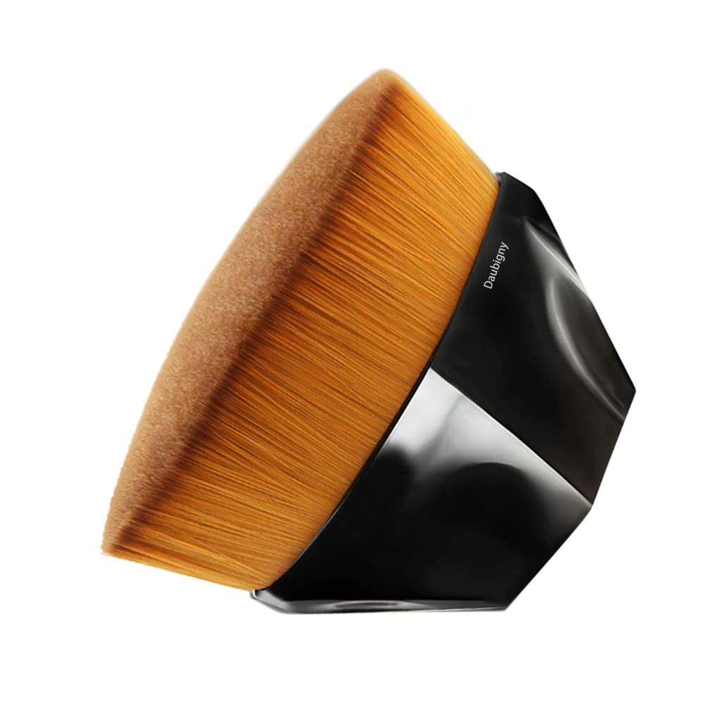 Daubigny Foundation Makeup Brush Flat Top Kabuki front view