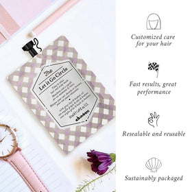 Davines Let It Go Circle Hydrating Hair & Scalp Mask application on hair